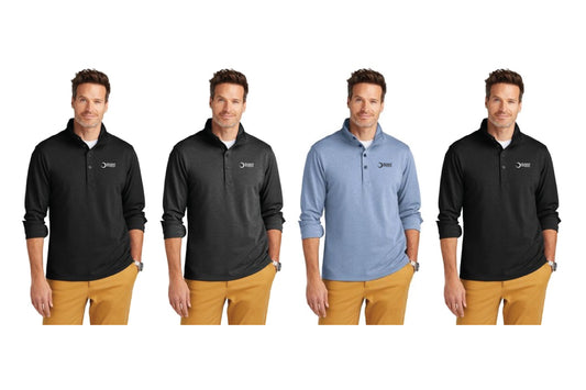 Brooks Brothers® Men's Mid-Layer Stretch 1/2-Button - ON DEMAND ONLY