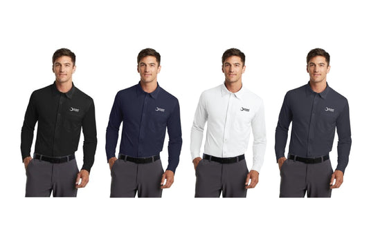 Port Authority® Men's Dimension Knit Dress Shirt Shirt - ON DEMAND ONLY