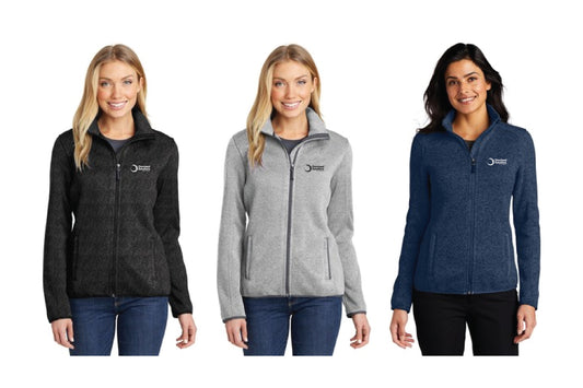 Port Authority® Women's Sweater Fleece Jacket - ON DEMAND ONLY