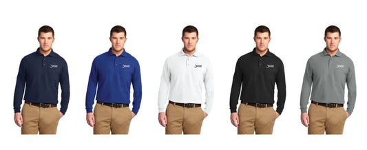 Port Authority® Men's Silk Touch™ Long Sleeve Polo Shirt - ON DEMAND ONLY