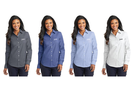 Port Authority® Women's SuperPro™ Oxford Shirt - ON DEMAND ONLY