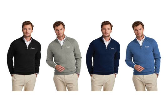 Brooks Brothers® Cotton Stretch 1/4-Zip Sweater - ON DEMAND ONLY